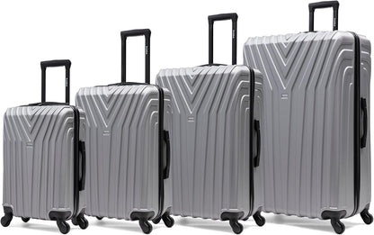 VASTY Luggage with Spinner Wheels | Durable Lightweight Hardshell Suitcase, Travel Bag with Handle and Trolley, 20-Inch Carry On Small Luggage | Black