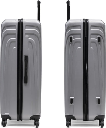 VASTY Luggage with Spinner Wheels | Durable Lightweight Hardshell Suitcase, Travel Bag with Handle and Trolley, 20-Inch Carry On Small Luggage | Black