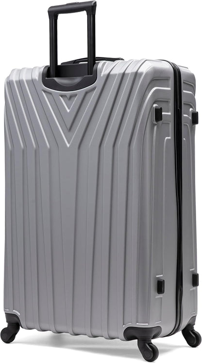VASTY Luggage with Spinner Wheels | Durable Lightweight Hardshell Suitcase, Travel Bag with Handle and Trolley, 20-Inch Carry On Small Luggage | Black
