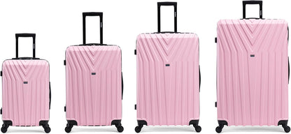 VASTY Luggage with Spinner Wheels | Durable Lightweight Hardshell Suitcase, Travel Bag with Handle and Trolley, 20-Inch Carry On Small Luggage | Black