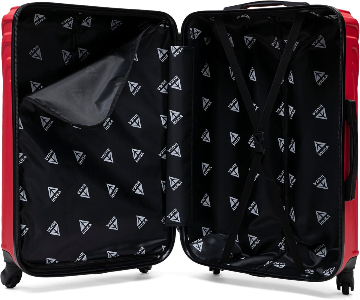VASTY Luggage with Spinner Wheels | Durable Lightweight Hardshell Suitcase, Travel Bag with Handle and Trolley, 20-Inch Carry On Small Luggage | Black