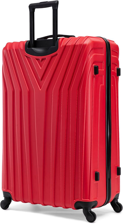 VASTY Luggage with Spinner Wheels | Durable Lightweight Hardshell Suitcase, Travel Bag with Handle and Trolley, 20-Inch Carry On Small Luggage | Black
