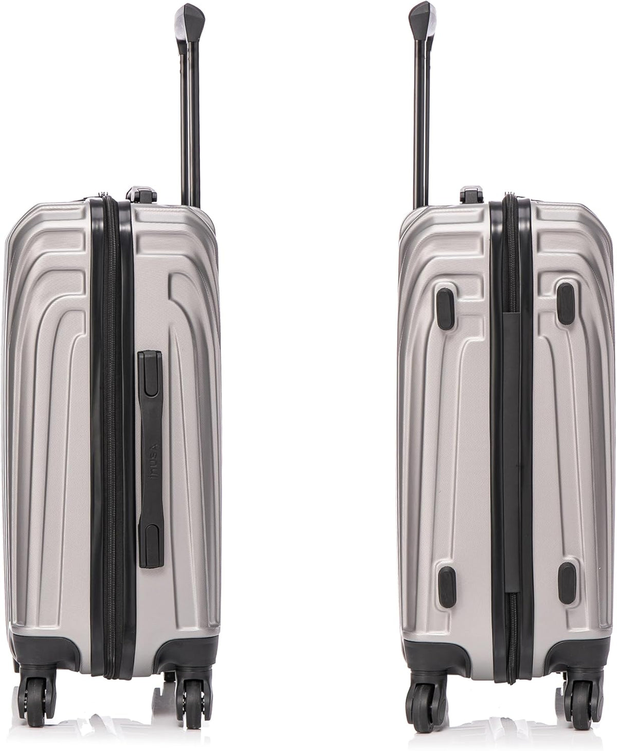 VASTY Luggage with Spinner Wheels | Durable Lightweight Hardshell Suitcase, Travel Bag with Handle and Trolley, 20-Inch Carry On Small Luggage | Black
