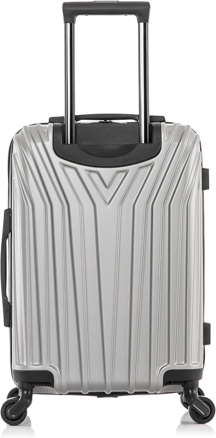 VASTY Luggage with Spinner Wheels | Durable Lightweight Hardshell Suitcase, Travel Bag with Handle and Trolley, 20-Inch Carry On Small Luggage | Black