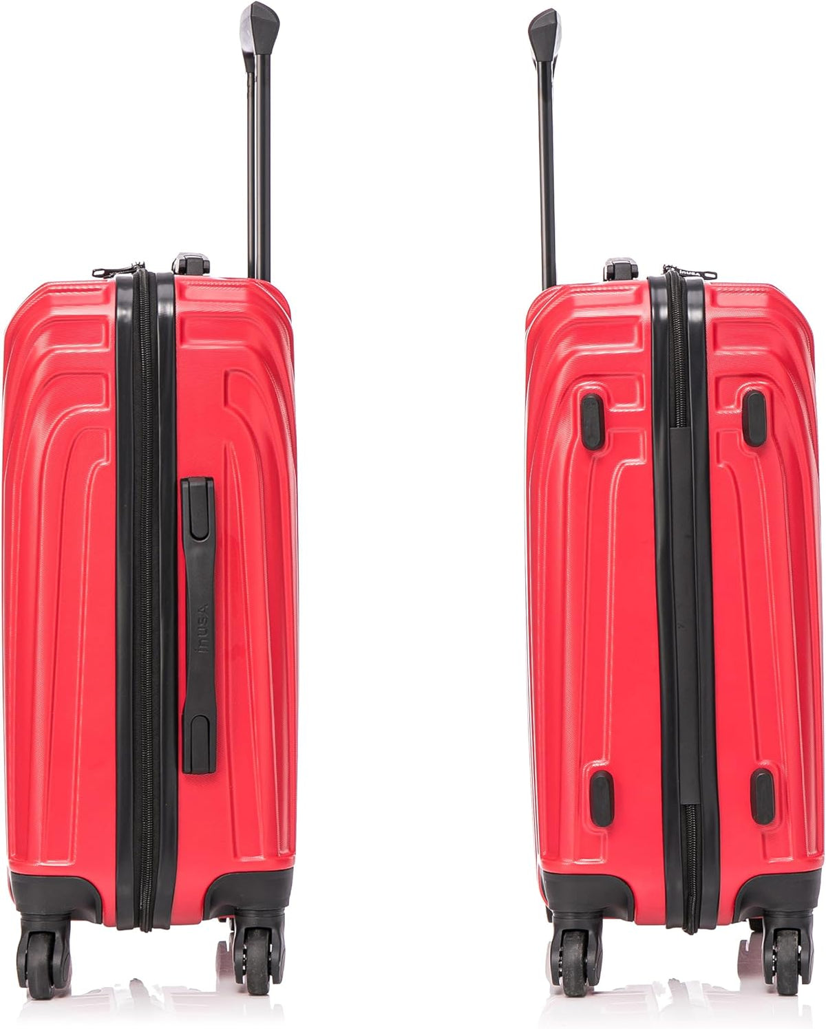 VASTY Luggage with Spinner Wheels | Durable Lightweight Hardshell Suitcase, Travel Bag with Handle and Trolley, 20-Inch Carry On Small Luggage | Black