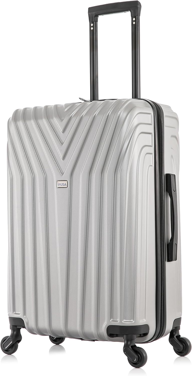 VASTY Luggage with Spinner Wheels | Durable Lightweight Hardshell Suitcase, Travel Bag with Handle and Trolley, 20-Inch Carry On Small Luggage | Black