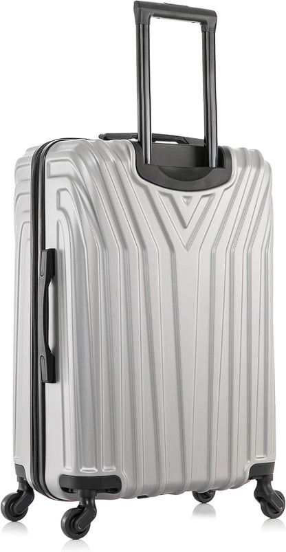 VASTY Luggage with Spinner Wheels | Durable Lightweight Hardshell Suitcase, Travel Bag with Handle and Trolley, 20-Inch Carry On Small Luggage | Black