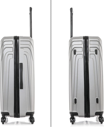 VASTY Luggage with Spinner Wheels | Durable Lightweight Hardshell Suitcase, Travel Bag with Handle and Trolley, 20-Inch Carry On Small Luggage | Black