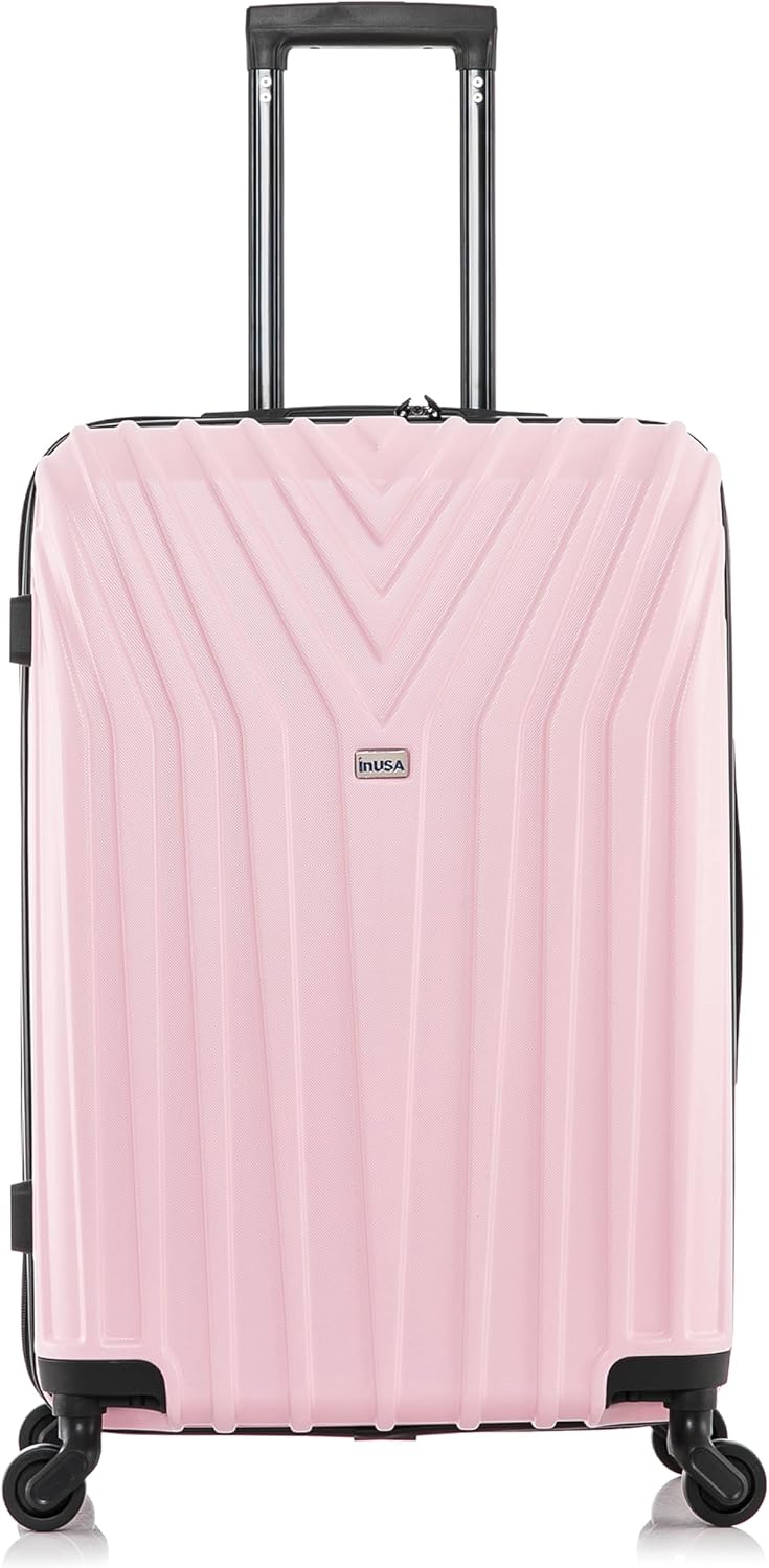 VASTY Luggage with Spinner Wheels | Durable Lightweight Hardshell Suitcase, Travel Bag with Handle and Trolley, 20-Inch Carry On Small Luggage | Black
