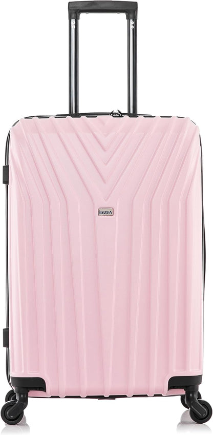 VASTY Luggage with Spinner Wheels | Durable Lightweight Hardshell Suitcase, Travel Bag with Handle and Trolley, 20-Inch Carry On Small Luggage | Black