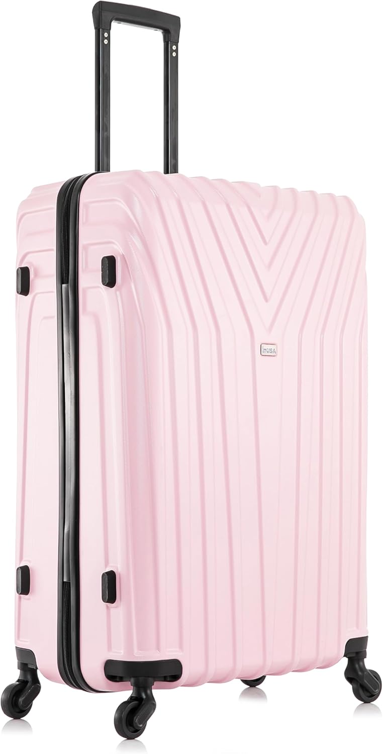 VASTY Luggage with Spinner Wheels | Durable Lightweight Hardshell Suitcase, Travel Bag with Handle and Trolley, 20-Inch Carry On Small Luggage | Black