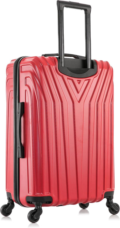 VASTY Luggage with Spinner Wheels | Durable Lightweight Hardshell Suitcase, Travel Bag with Handle and Trolley, 20-Inch Carry On Small Luggage | Black