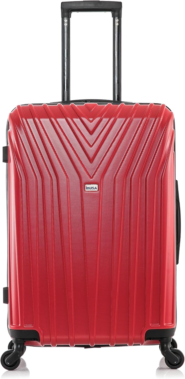 VASTY Luggage with Spinner Wheels | Durable Lightweight Hardshell Suitcase, Travel Bag with Handle and Trolley, 20-Inch Carry On Small Luggage | Black
