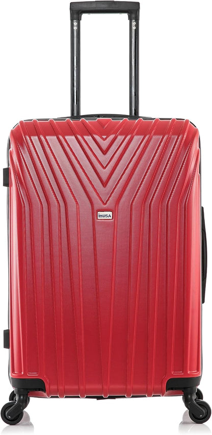 VASTY Luggage with Spinner Wheels | Durable Lightweight Hardshell Suitcase, Travel Bag with Handle and Trolley, 20-Inch Carry On Small Luggage | Black