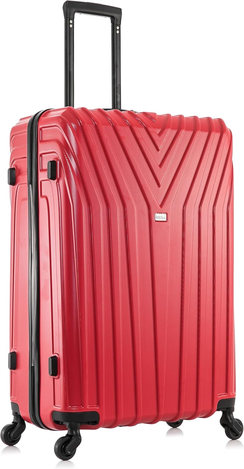 VASTY Luggage with Spinner Wheels | Durable Lightweight Hardshell Suitcase, Travel Bag with Handle and Trolley, 20-Inch Carry On Small Luggage | Black
