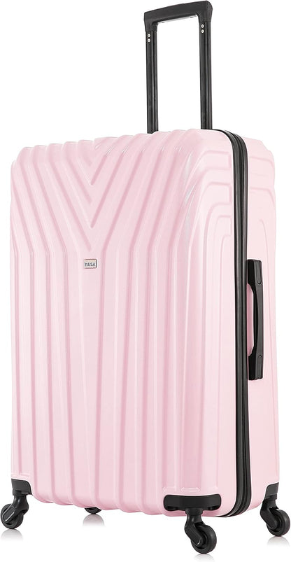 VASTY Luggage with Spinner Wheels | Durable Lightweight Hardshell Suitcase, Travel Bag with Handle and Trolley, 20-Inch Carry On Small Luggage | Black