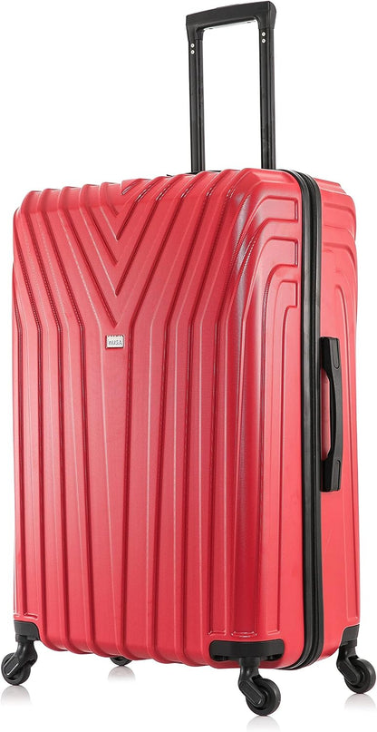 VASTY Luggage with Spinner Wheels | Durable Lightweight Hardshell Suitcase, Travel Bag with Handle and Trolley, 20-Inch Carry On Small Luggage | Black