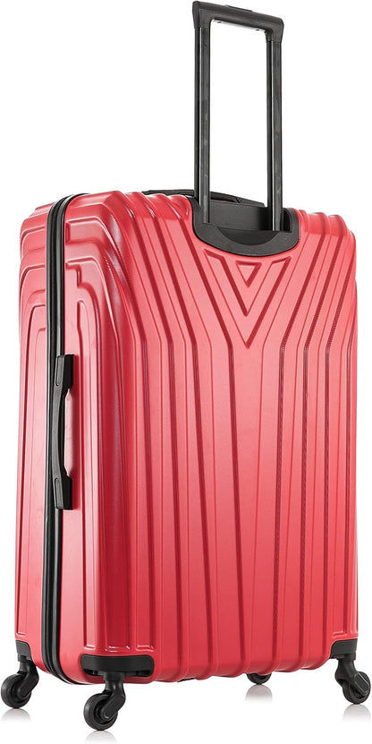 VASTY Luggage with Spinner Wheels | Durable Lightweight Hardshell Suitcase, Travel Bag with Handle and Trolley, 20-Inch Carry On Small Luggage | Black