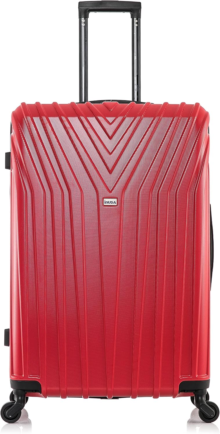 VASTY Luggage with Spinner Wheels | Durable Lightweight Hardshell Suitcase, Travel Bag with Handle and Trolley, 20-Inch Carry On Small Luggage | Black