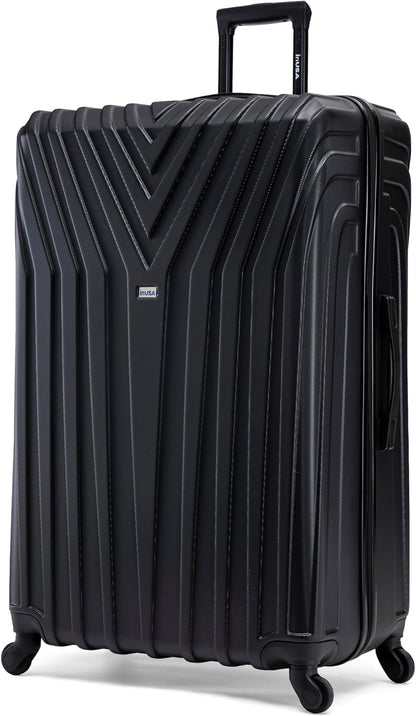 VASTY Luggage with Spinner Wheels | Durable Lightweight Hardshell Suitcase, Travel Bag with Handle and Trolley, 20-Inch Carry On Small Luggage | Black