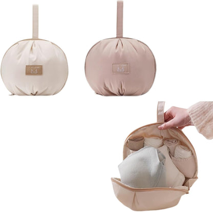 2pcs Lingerie Storage Pouch, Waterproof Travel Bra Organizer, Portable Underwear Bag