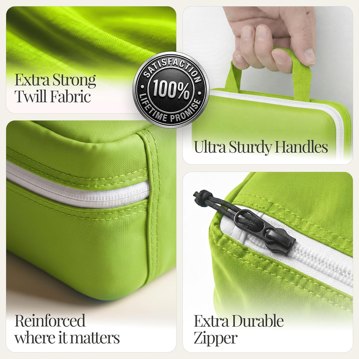 Compression Packing Bags Cubes Set with HybridMax Double-Capacity Design - Packing Cubes for Travel Compression to Maximize Limited Luggage Space, White