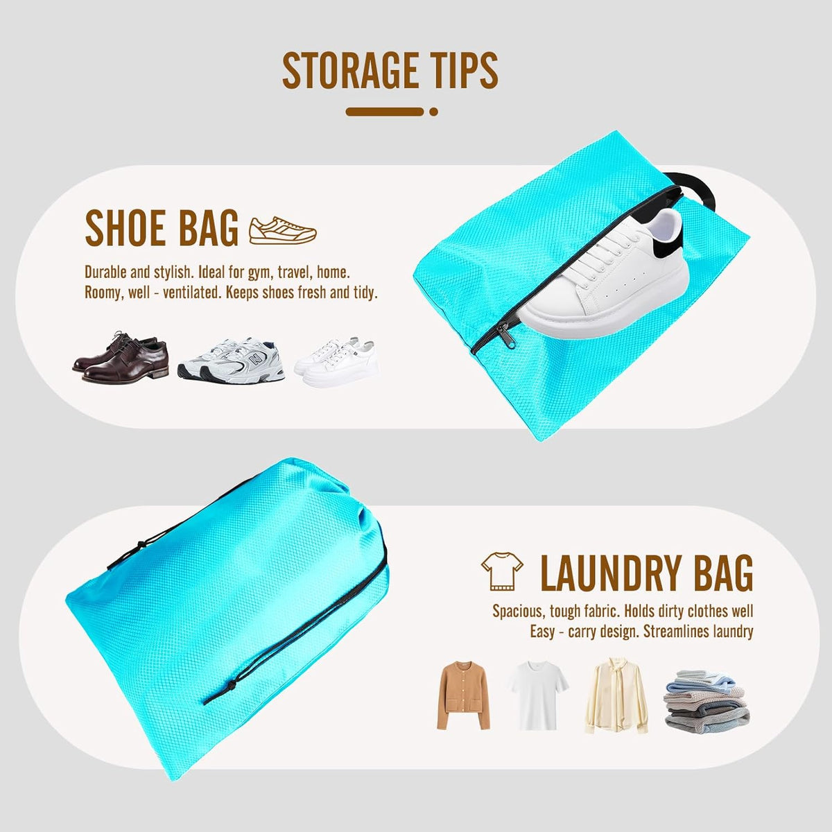 8 Set Compression Packing Cubes for Travel, Expandable Luggage Organizer with Shoe Bag & Laundry Bag - Lightweight Suitcase & Backpack Travel Essentials (Green)