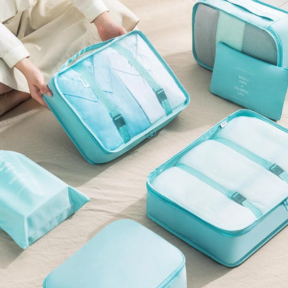 Packing Cubes 8 Set Travel Essentials for Carry on Luggage Organizers Bag Packing Cubes for Suitcases Travel Accessories (Macaron Green)