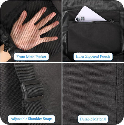 Shoe Washing Machine Bags, 3PCS Mesh Laundry Bags for Shoes, Sneakers, Trainers, Tennis Shoes, Slippers, Fit up to Men’s Size 12