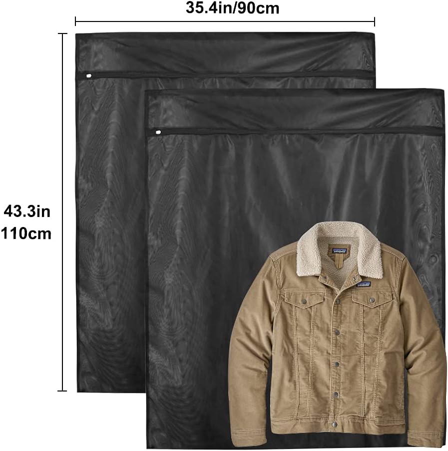 Shoe Washing Machine Bags, 3PCS Mesh Laundry Bags for Shoes, Sneakers, Trainers, Tennis Shoes, Slippers, Fit up to Men’s Size 12