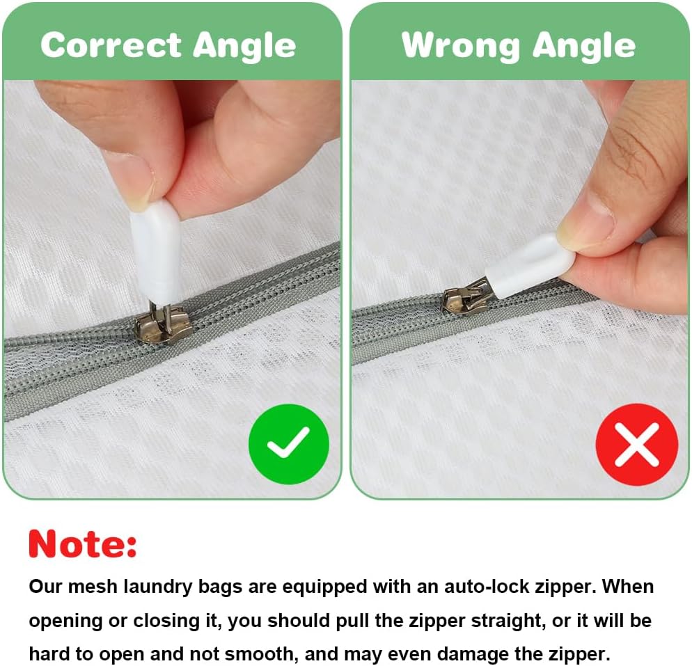 Shoe Washing Machine Bags, 3PCS Mesh Laundry Bags for Shoes, Sneakers, Trainers, Tennis Shoes, Slippers, Fit up to Men’s Size 12