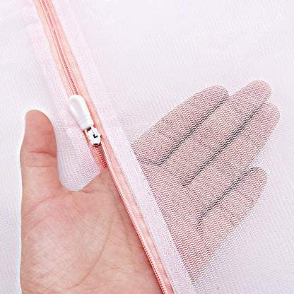 Shoe Washing Machine Bags, 3PCS Mesh Laundry Bags for Shoes, Sneakers, Trainers, Tennis Shoes, Slippers, Fit up to Men’s Size 12