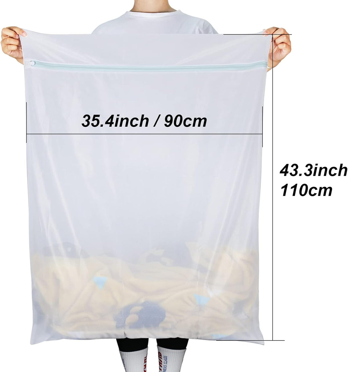 Shoe Washing Machine Bags, 3PCS Mesh Laundry Bags for Shoes, Sneakers, Trainers, Tennis Shoes, Slippers, Fit up to Men’s Size 12
