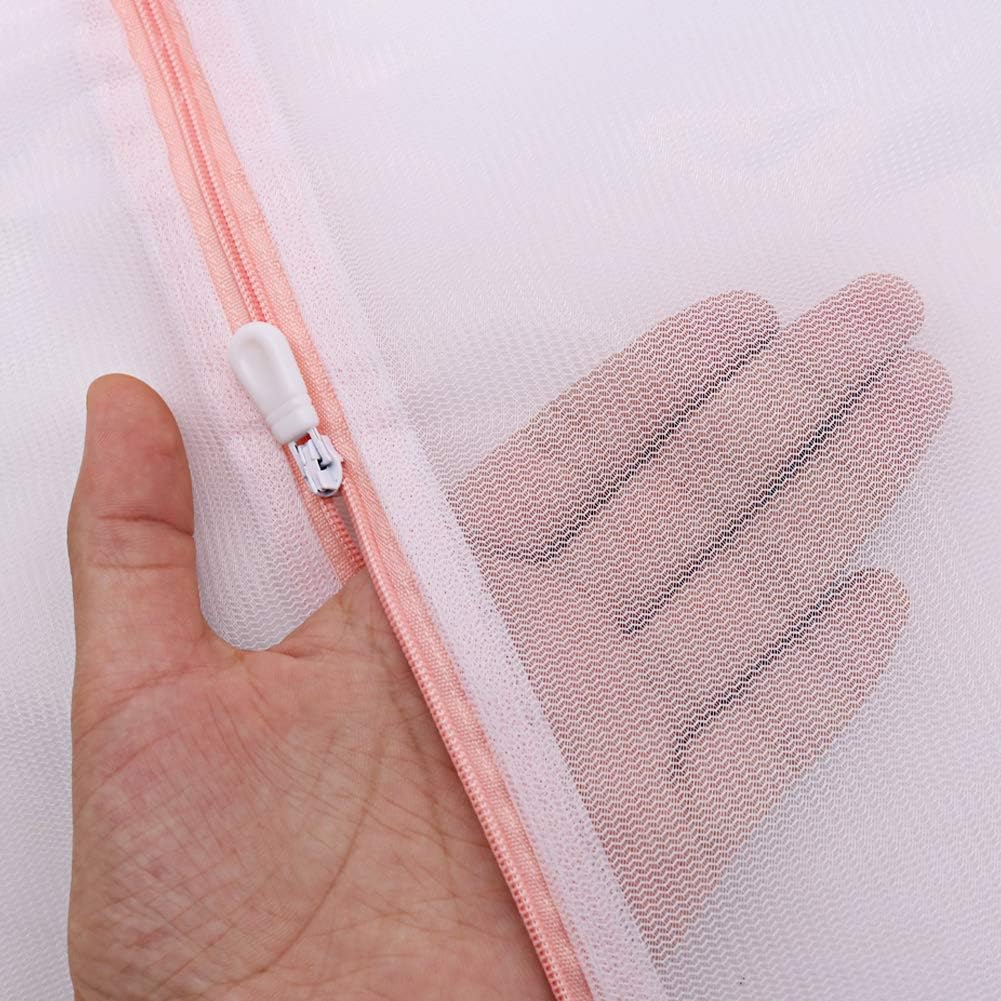 Shoe Washing Machine Bags, 3PCS Mesh Laundry Bags for Shoes, Sneakers, Trainers, Tennis Shoes, Slippers, Fit up to Men’s Size 12