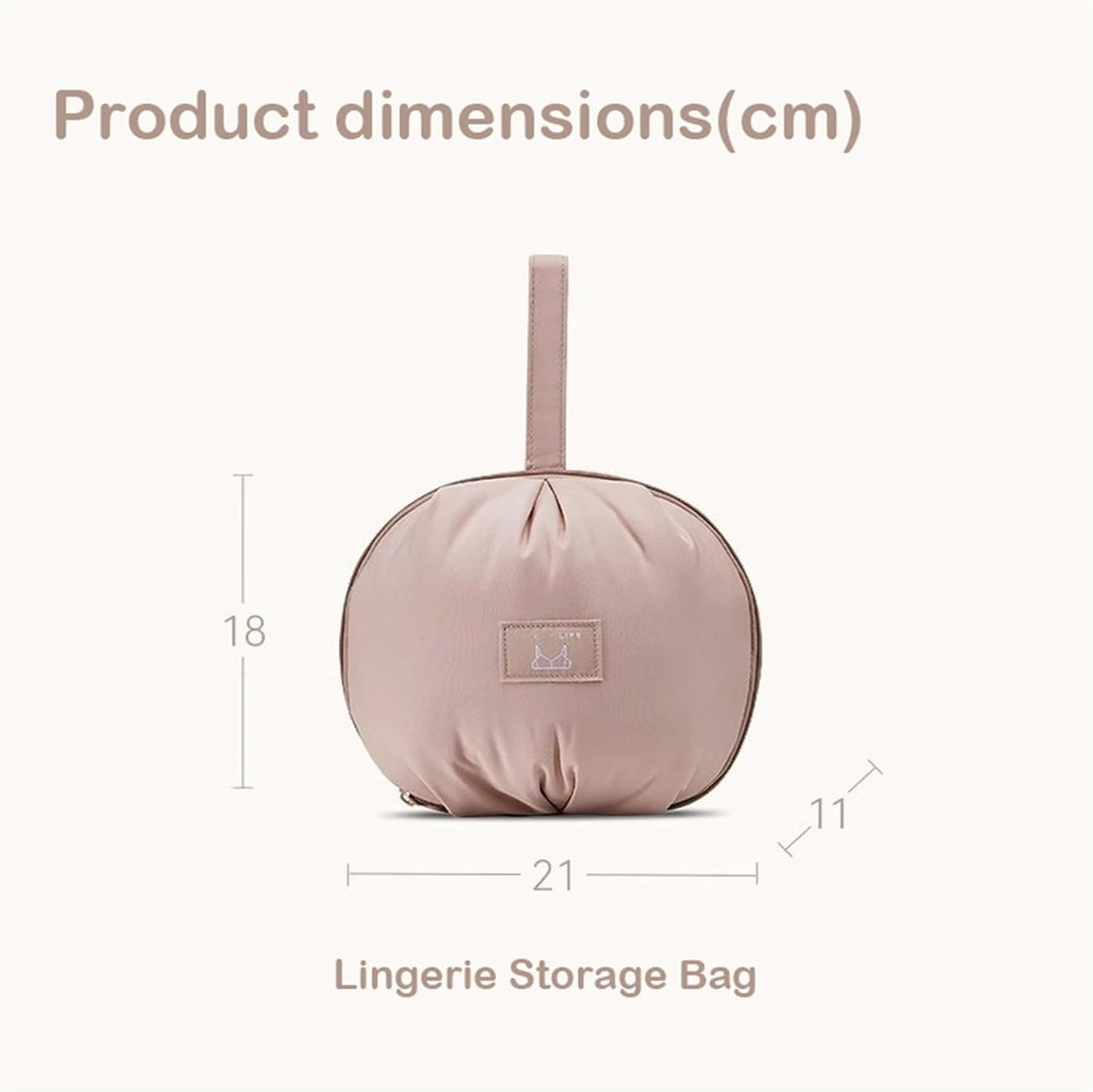 Lingerie Storage Bag Set - Travel Underwear Organizer for Women, Portable Multi-Compartment Packing Cube for Bras and Accessories, Ideal Luggage Essential for Suitcases(Pink 2pcs)