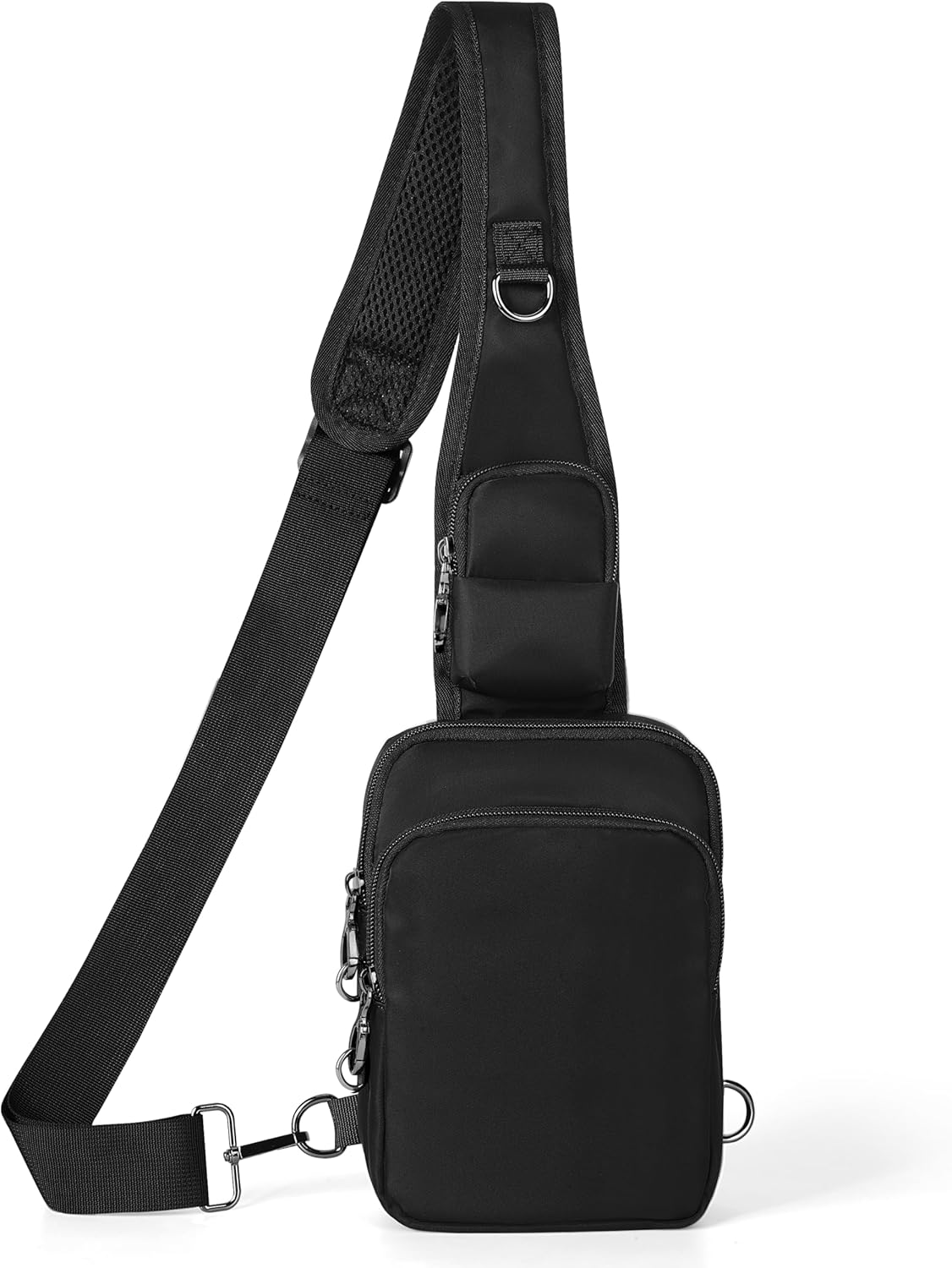 Crossbody Bag Anti Theft Sling Bag for Women Men RFID Blocking, Small Shoulder Chest Bags with Zipper Lock