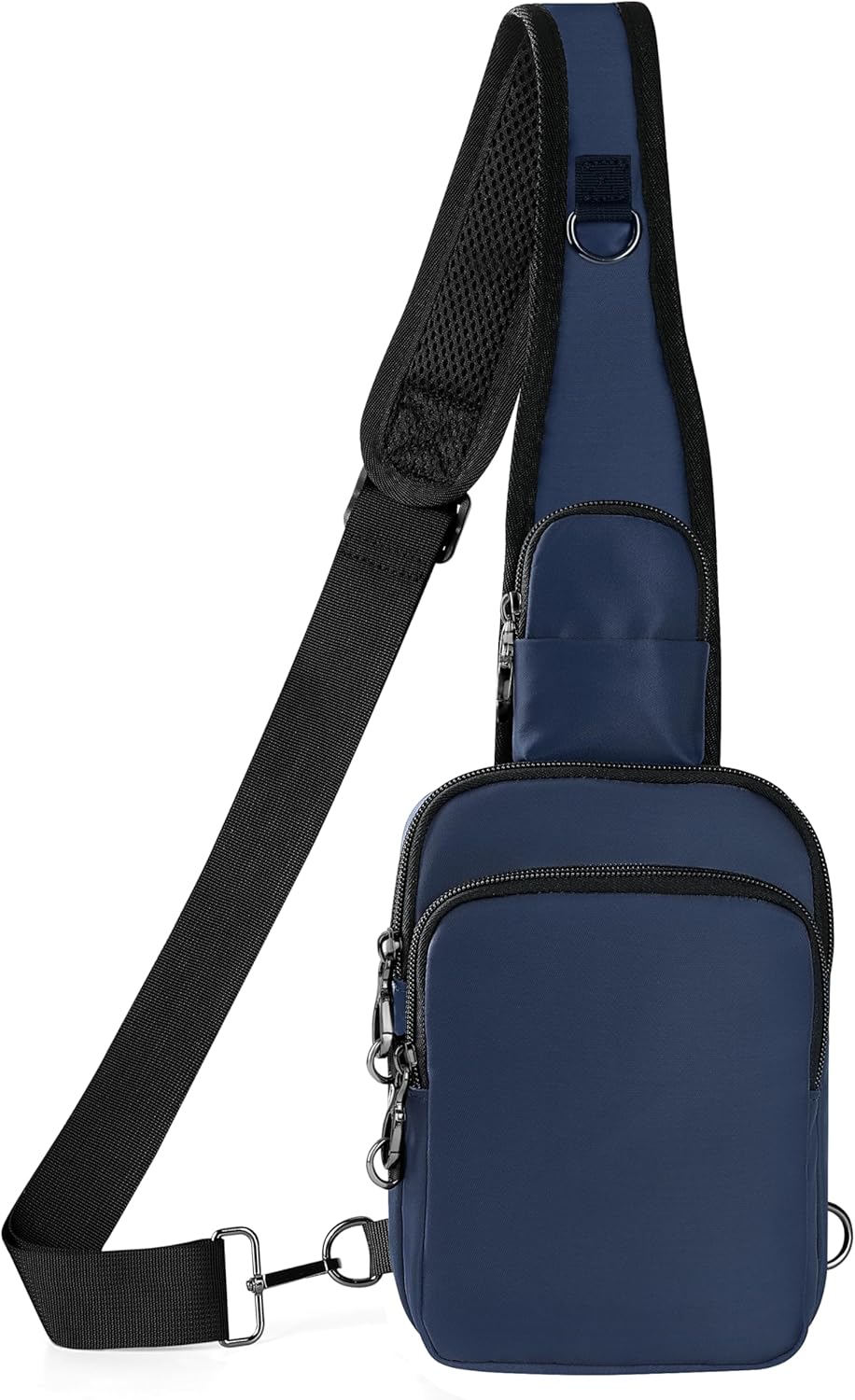 Crossbody Bag Anti Theft Sling Bag for Women Men RFID Blocking, Small Shoulder Chest Bags with Zipper Lock