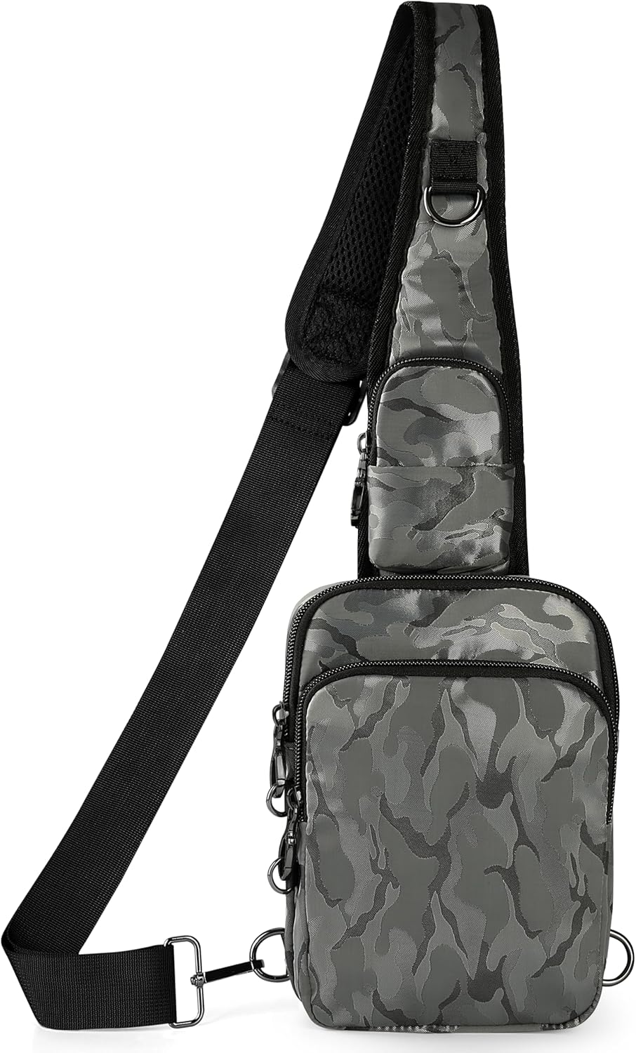 Crossbody Bag Anti Theft Sling Bag for Women Men RFID Blocking, Small Shoulder Chest Bags with Zipper Lock