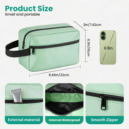 Travel Toiletry bag for Women and Men,Small Cosmetic Bag Hanging Lightweight Makeup Bag Small Tool Bag Travel Organizer accessories for Women Men - Black