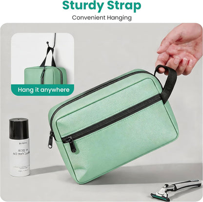 Travel Toiletry bag for Women and Men,Small Cosmetic Bag Hanging Lightweight Makeup Bag Small Tool Bag Travel Organizer accessories for Women Men - Black