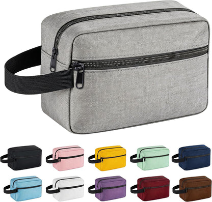 Travel Toiletry bag for Women and Men,Small Cosmetic Bag Hanging Lightweight Makeup Bag Small Tool Bag Travel Organizer accessories for Women Men - Black