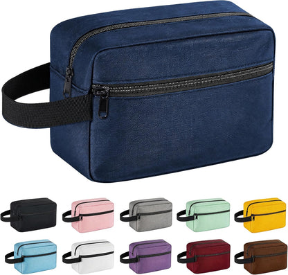 Travel Toiletry bag for Women and Men,Small Cosmetic Bag Hanging Lightweight Makeup Bag Small Tool Bag Travel Organizer accessories for Women Men - Black