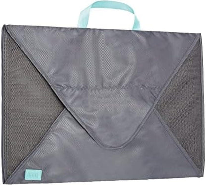 Shirt Folding Cube, Travel Shirt Folder Packing Luggage Organizer, Crease and Wrinkle Free, Gray Quiet Shade
