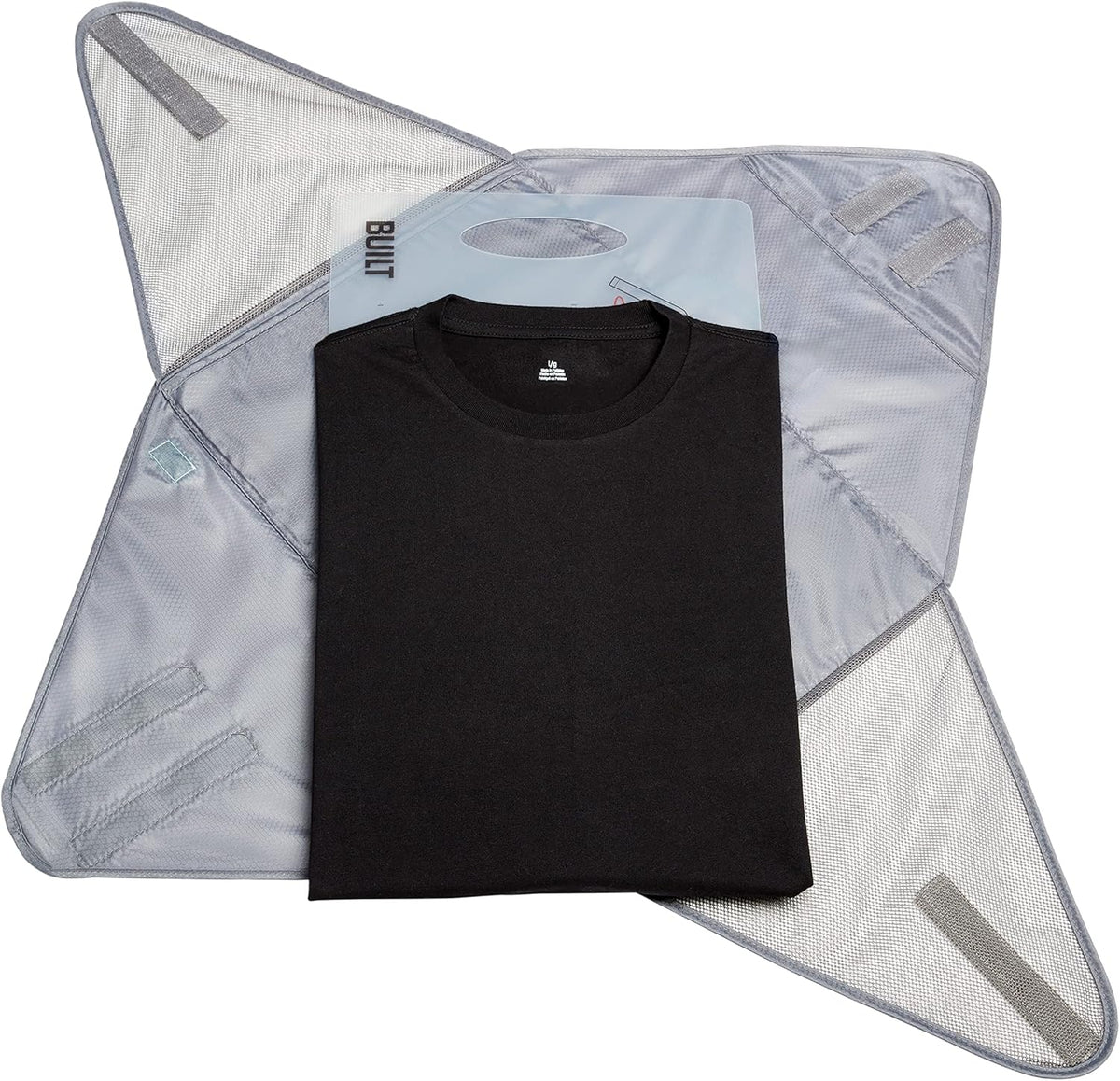 Shirt Folding Cube, Travel Shirt Folder Packing Luggage Organizer, Crease and Wrinkle Free, Gray Quiet Shade