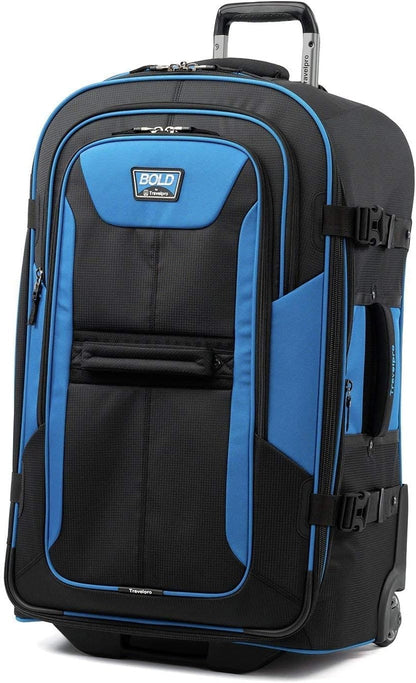 Bold Softside Expandable Carry on Rollaboard Luggage, Carry on 22-Inch, Olive Green/Black