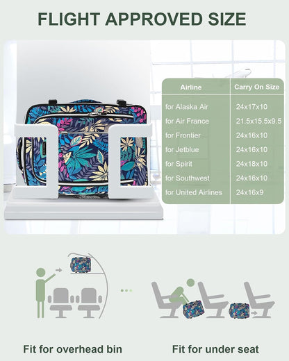 Travel Carry On 17.5" Laptop Expandable Backpack for Men Women, Personal Item Bag Waterproof Airline Approved with USB Charging Hole 3 Packing Cubes, Large Weekender Daypack Business Luggage Suitcase