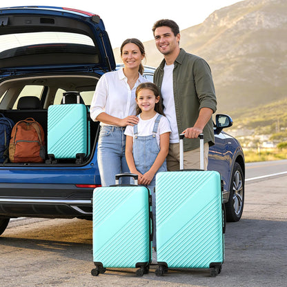 20 Inch Carry On Luggage, ABS Hardside Suitcase with Spinner Wheels, Airline-Approved Cabin Luggage with TSA Security Lock, Expandable Travel Suitcase for Flights, Business Trips & Weekend Vacations