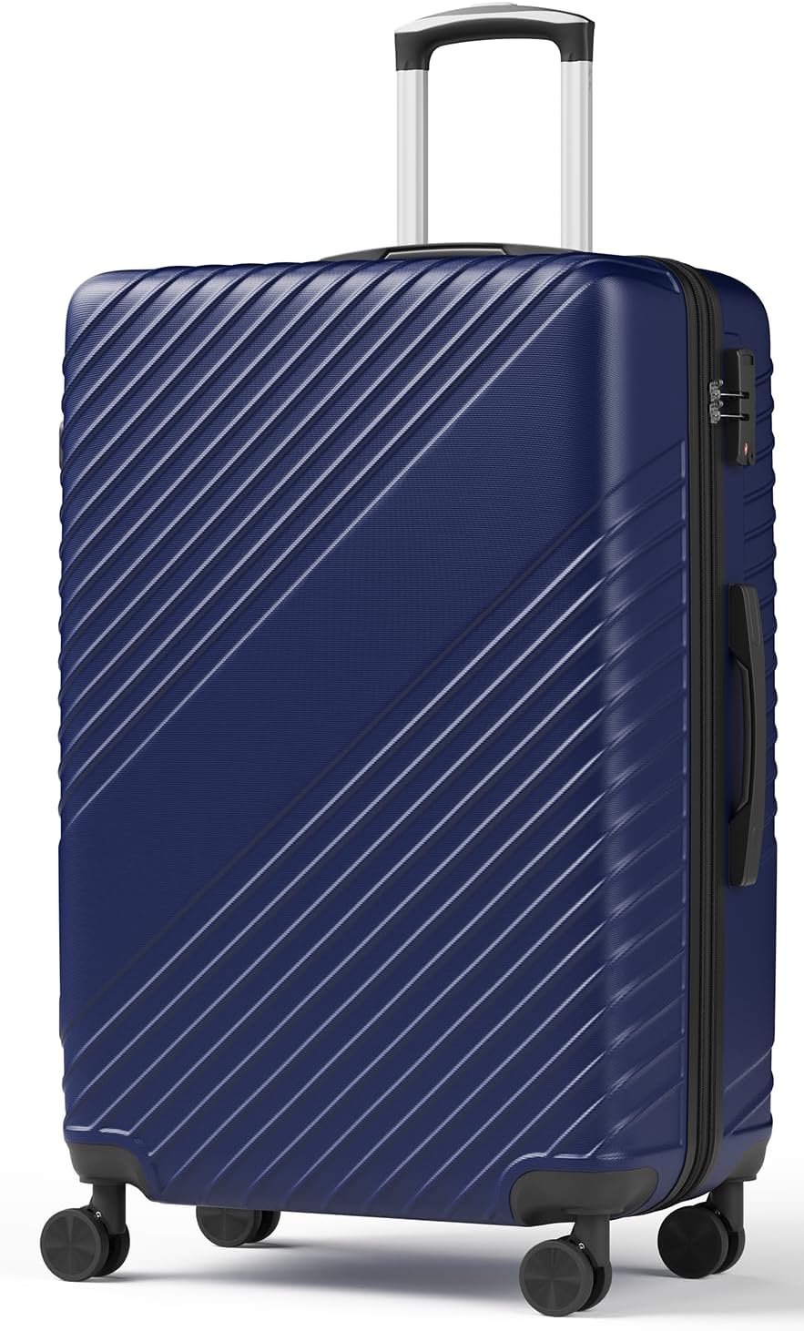 20 Inch Carry On Luggage, ABS Hardside Suitcase with Spinner Wheels, Airline-Approved Cabin Luggage with TSA Security Lock, Expandable Travel Suitcase for Flights, Business Trips & Weekend Vacations