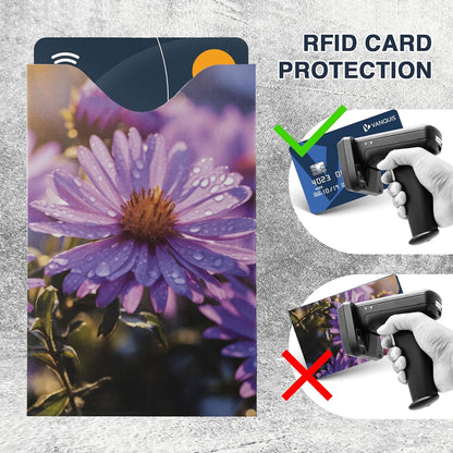 RFID Blocking Sleeves, 20-Pack Set, Color Coding System, Identity Theft Prevention RFID Card Holder And Credit Card Protector (15 Credit Card Sleeves + 5 Passport Holders) (Navy Blue)