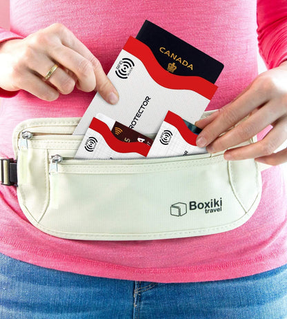 RFID Blocking Sleeves, 20-Pack Set, Color Coding System, Identity Theft Prevention RFID Card Holder And Credit Card Protector (15 Credit Card Sleeves + 5 Passport Holders) (Navy Blue)